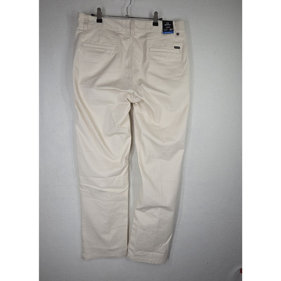 Brixton White Beige Pants Mens 34x32 Relaxed NWT Business Casual Men Workwear - Picture 2 of 16